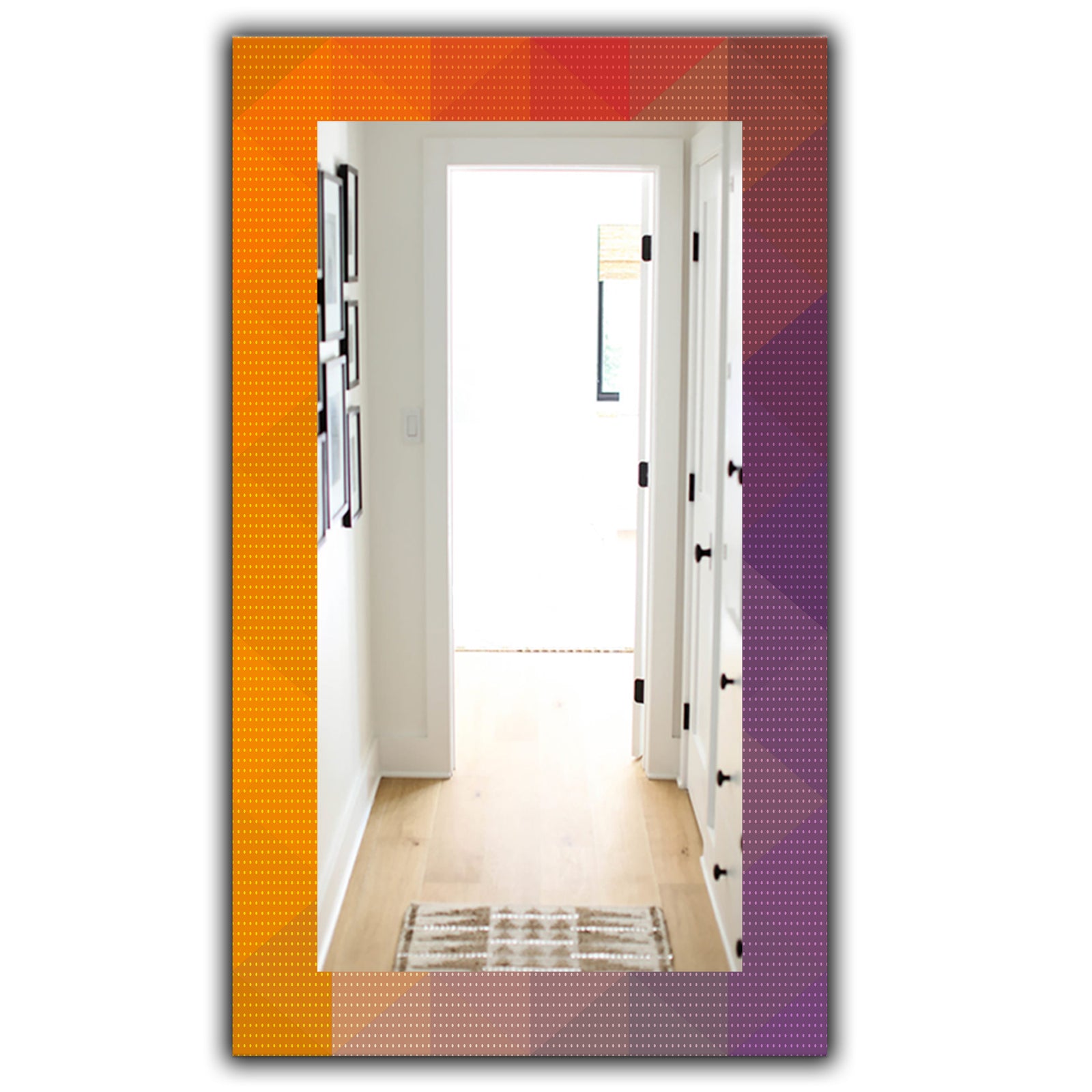 Dotted Geometry - Modern Mirror - Wall Mirror