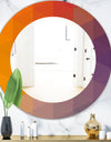 Dotted Geometry - Modern Mirror - Oval or Round Wall Mirror