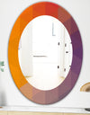 Dotted Geometry - Modern Mirror - Oval or Round Wall Mirror