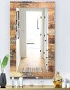 Wood IV - Modern Mirror - Wall Mirror