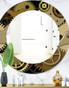 Gear Mecanics - Modern Mirror - Oval or Round Wall Mirror