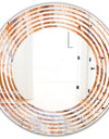Marbled Geode 2 - Modern Round or Oval Wall Mirror - Wave