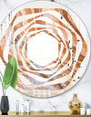 Marbled Geode 2 - Modern Round or Oval Wall Mirror - Whirl