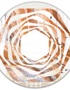 Marbled Geode 2 - Modern Round or Oval Wall Mirror - Whirl