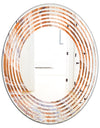 Marbled Geode 2 - Modern Round or Oval Wall Mirror - Wave