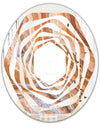 Marbled Geode 2 - Modern Round or Oval Wall Mirror - Whirl