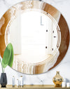Marbled Geode 3 - Modern Round Wall Mirror - Triple C