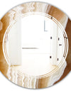 Marbled Geode 3 - Modern Round Wall Mirror - Triple C