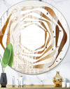 Marbled Geode 3 - Modern Round or Oval Wall Mirror - Whirl