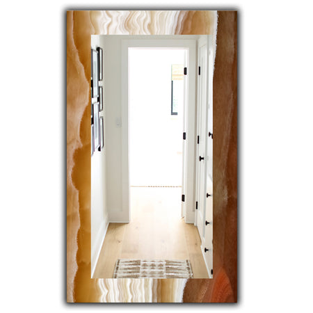 Marbled Geode 3 - Traditional Mirror - Wall Mirror