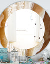 Marbled Geode 3 - Traditional Mirror - Oval or Round Wall Mirror