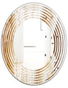 Marbled Geode 3 - Modern Round or Oval Wall Mirror - Wave