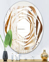 Marbled Geode 3 - Modern Round or Oval Wall Mirror - Whirl
