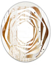 Marbled Geode 3 - Modern Round or Oval Wall Mirror - Whirl
