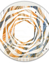 Marbled Geode 4 - Modern Round or Oval Wall Mirror - Whirl