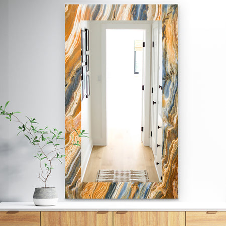 Marbled Geode 4 - Traditional Mirror - Wall Mirror