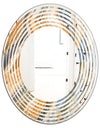 Marbled Geode 4 - Modern Round or Oval Wall Mirror - Wave
