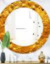 Yellow Moods 23 - Modern Mirror - Oval or Round Wall Mirror