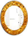 Yellow Moods 23 - Modern Mirror - Oval or Round Wall Mirror