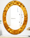 Yellow Moods 23 - Modern Mirror - Oval or Round Wall Mirror