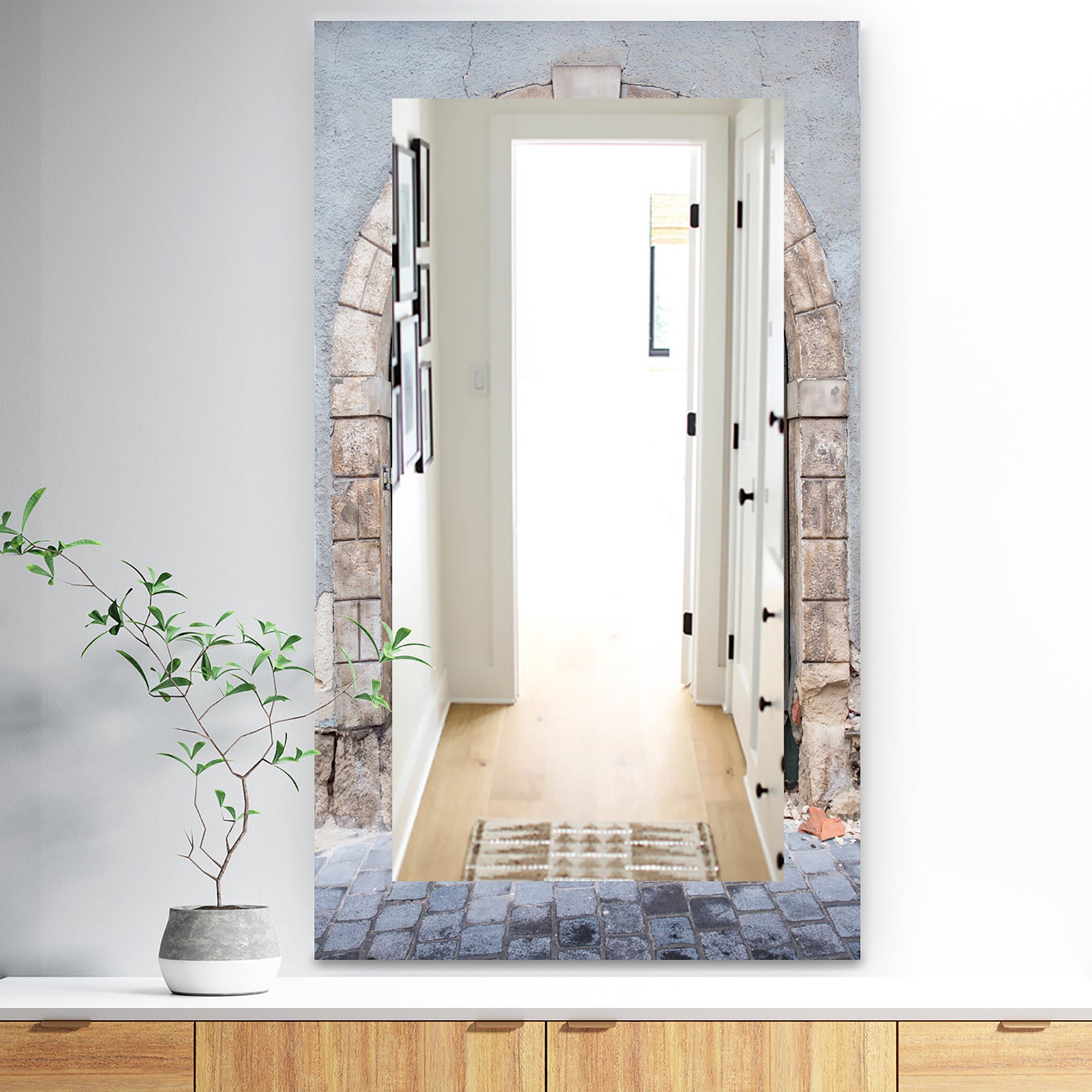 Stone Door - Traditional Mirror - Wall Mirror