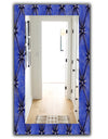 Leather Print V - Modern Mirror - Wall Mirror