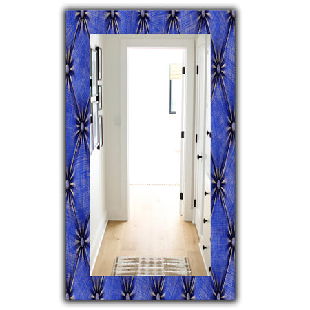 Leather Print V - Modern Mirror - Wall Mirror