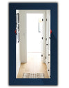 Simple Blue - Modern Mirror - Wall Mirror