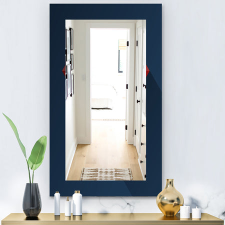 Simple Blue - Modern Mirror - Wall Mirror