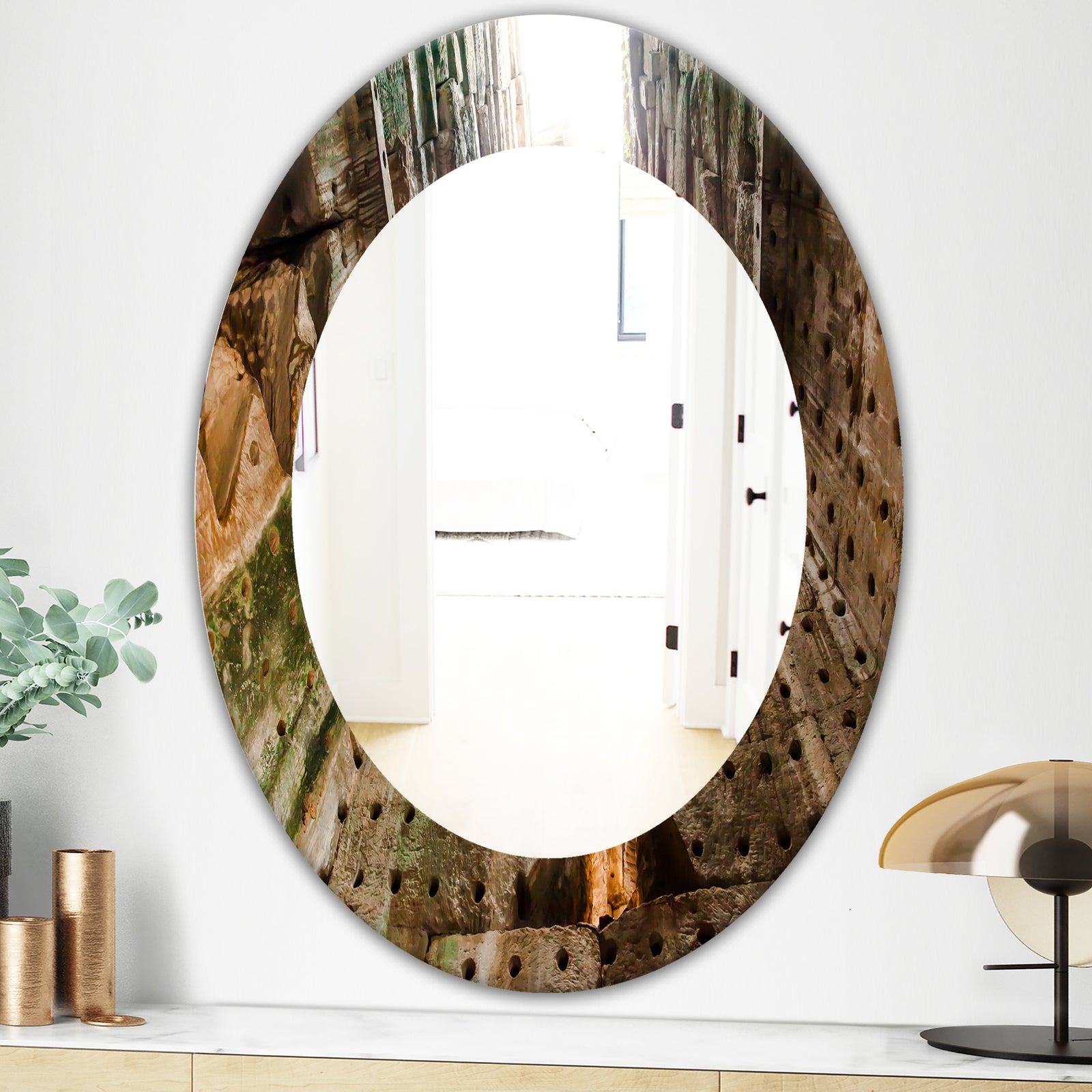 Canyon - Modern Mirror - Oval or Round Wall Mirror