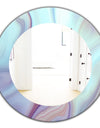 Marbled Geode 5 - Modern Mirror - Oval or Round Wall Mirror