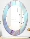 Marbled Geode 5 - Modern Mirror - Oval or Round Wall Mirror