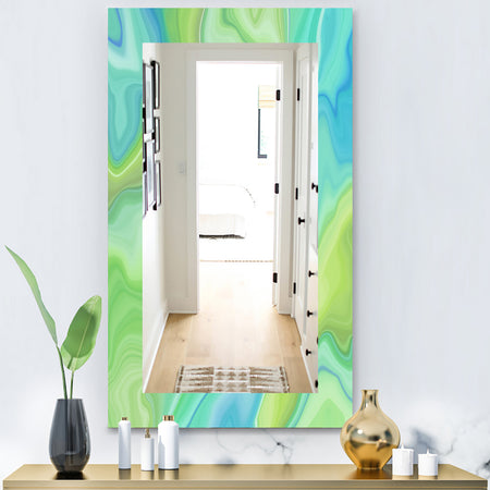 Marbled Geode 7 - Modern Mirror - Wall Mirror