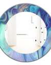 Porch & Den 'Marbled Geode 8 - Modern Mirror