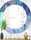 Porch & Den 'Marbled Geode 8 - Modern Mirror
