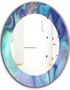 Porch & Den 'Marbled Geode 8 - Modern Mirror