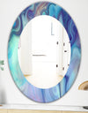 Porch & Den 'Marbled Geode 8 - Modern Mirror