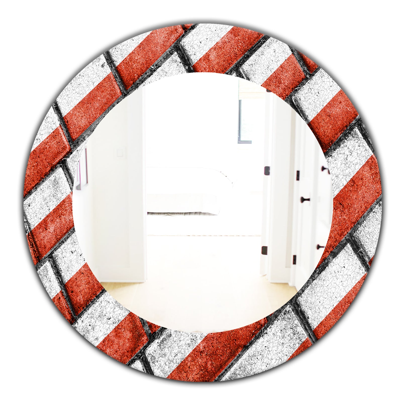 Streetwalk - Modern Mirror - Oval or Round Wall Mirror