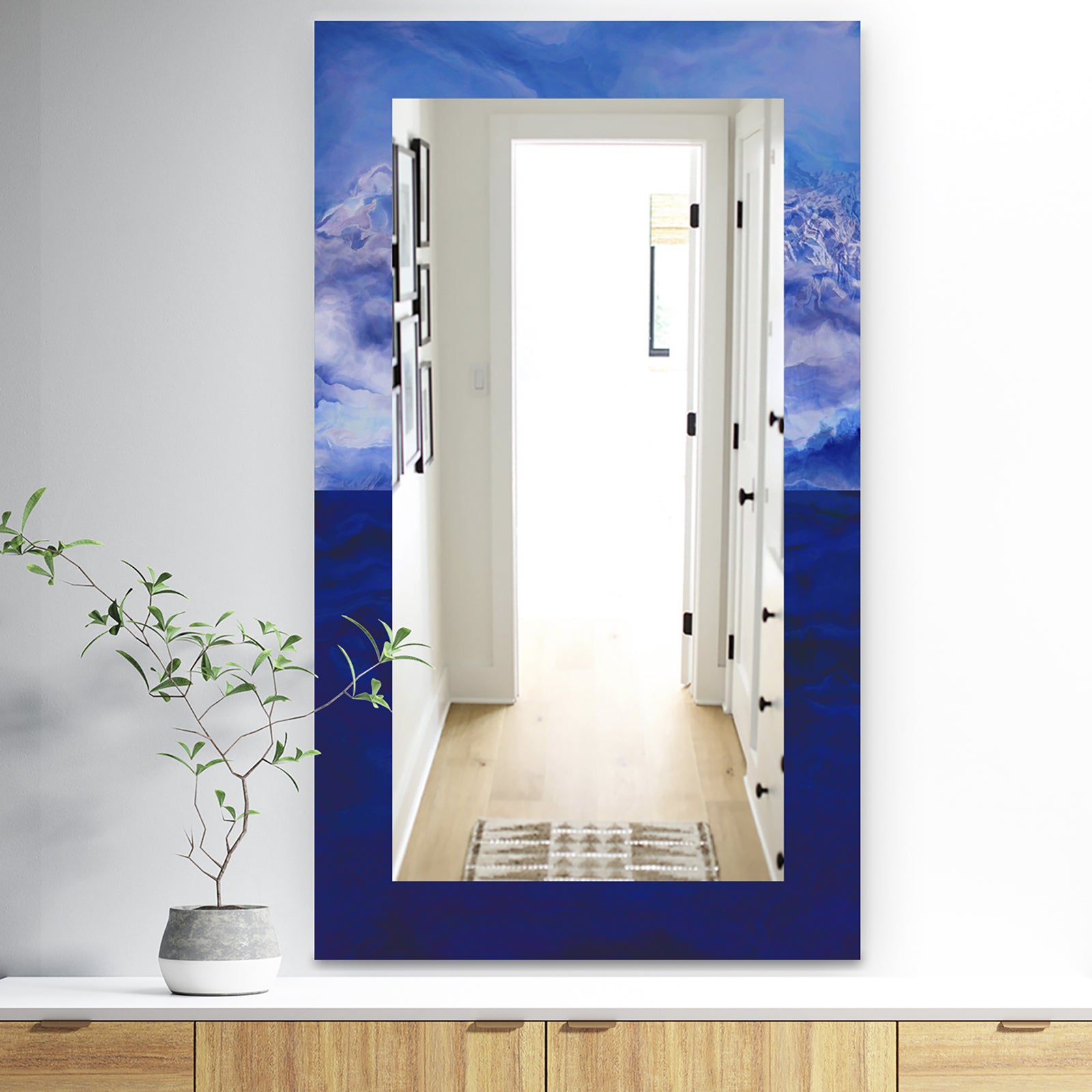 Blue Vibe - Traditional Mirror - Vanity Mirror