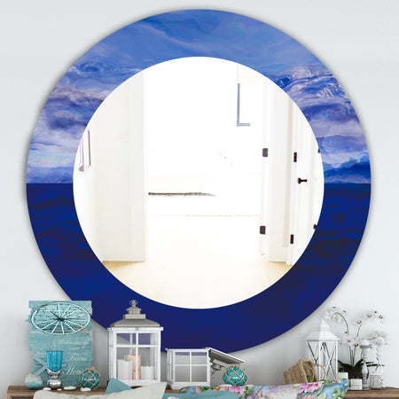Blue Vibe - Traditional Mirror - Oval or Round Wall Mirror