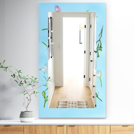Blooming Rose - Traditional Mirror - Vanity Mirror