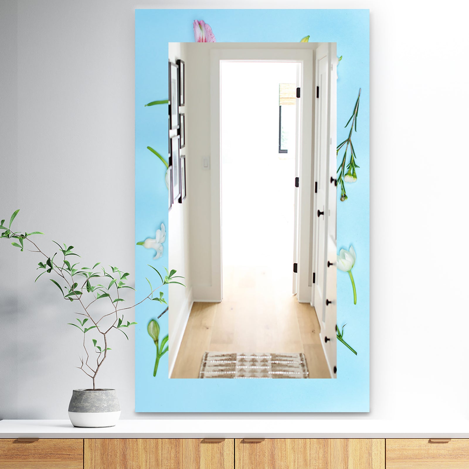 Blooming Rose - Traditional Mirror - Vanity Mirror