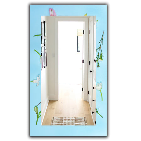 Blooming Rose - Traditional Mirror - Vanity Mirror