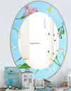 Blooming Rose - Traditional Mirror - Oval or Round Wall Mirror