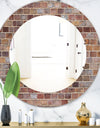 Brick III - Modern Mirror - Oval or Round Wall Mirror