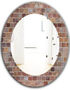 Brick III - Modern Mirror - Oval or Round Wall Mirror