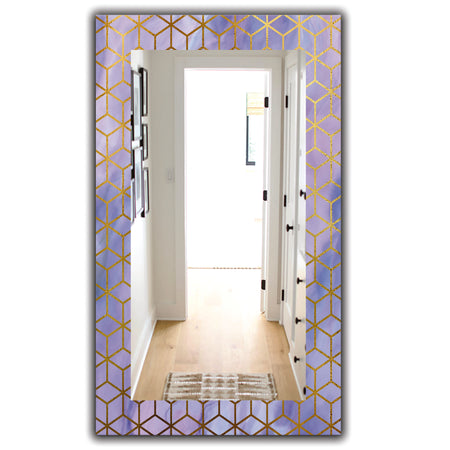 Capital Gold Honeycomb 5 - Modern Mirror - Wall Mirror