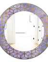 Capital Gold Honeycomb 5 - Modern Mirror - Oval or Round Wall Mirror