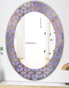 Capital Gold Honeycomb 5 - Modern Mirror - Oval or Round Wall Mirror