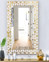 Capital Gold Honeycomb 6 - Modern Mirror - Wall Mirror